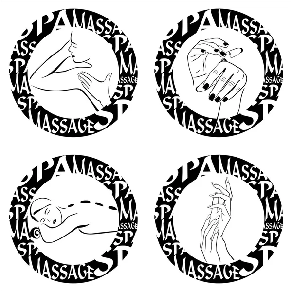 Masaj illüstrasyon