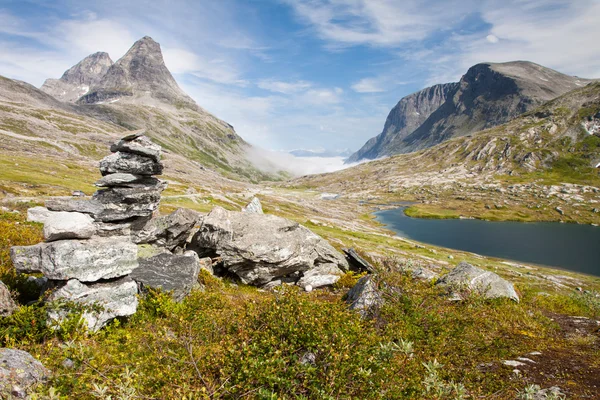 Trollstigen (Trollstraße) Norwegen — Stockfoto