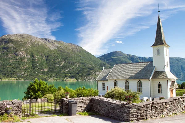Norveç 'teki kilise — Stok fotoğraf