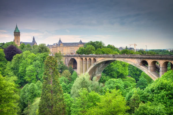 Luxemburgo ciudad panorama — Foto de Stock