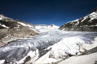 Rhone Buzulu, furkapass, İsviçre