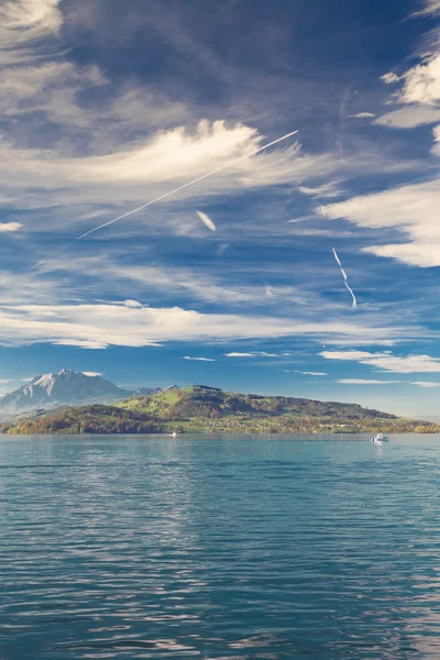 Вид на Пилата и Мбаппе со стороны Озила, Центральная Швейцария — стоковое фото