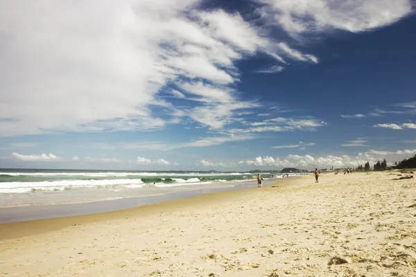 Zobacz na plaży gold coast w Australii — Zdjęcie stockowe