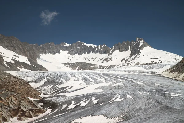 スイス ・ ローヌ氷河、furkapass、スイス — ストック写真