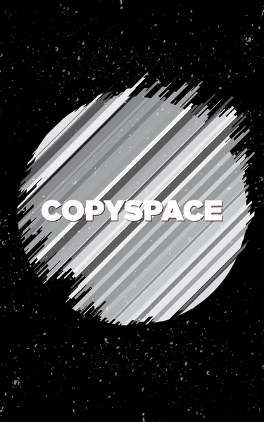 Kruhovém pozadí abstraktní šedé s copyspace Royalty Free Stock Vektory