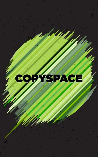 Abstract green circular background with copyspace Royalty Free Stock Illustrations