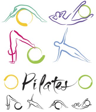 Illustration - Pilates Classe clipart