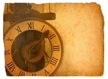 Antika saat eski kağıt üzerinde? yolu ile