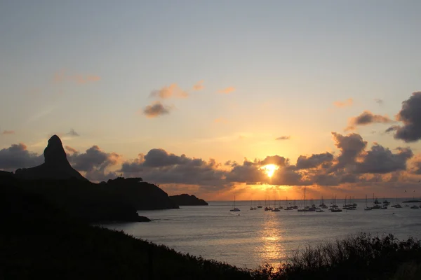 Sunset on Fernando de Noronha — Stock Photo, Image