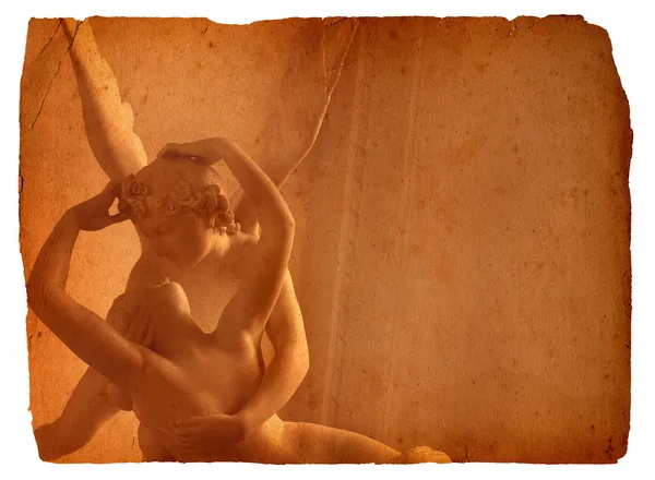 큐 피 트의 키스에 의해 부활 하는 영혼 — 스톡 사진