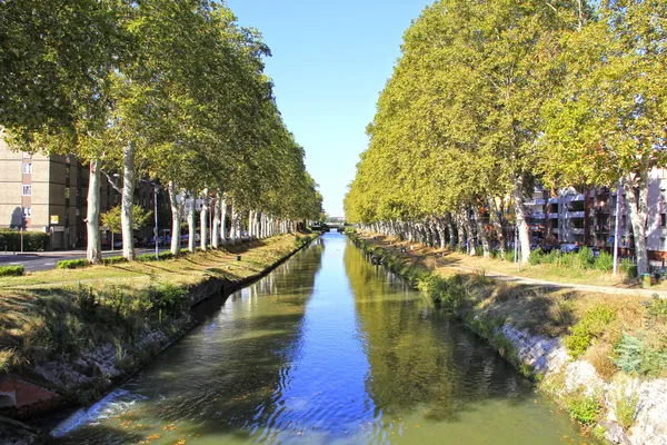 Canal du Midi - Tolosa - Francia — Foto Stock