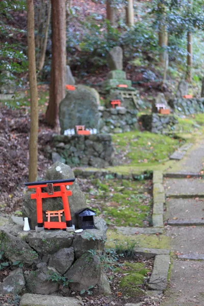 Zbliżanie do przybytku Sinto w Japonii — Zdjęcie stockowe