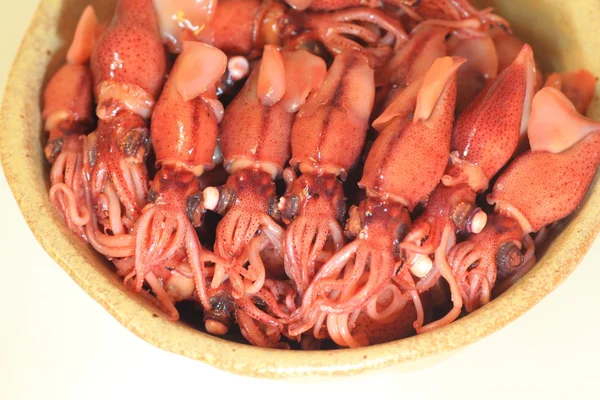 Firefly squid, Japanese healthy boiled food — Stock Photo, Image