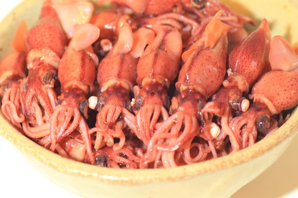 Firefly squid, Japanese healthy boiled food — Stock Photo, Image