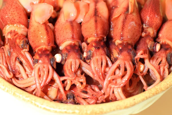 Firefly kalmary, japoński zdrowy gotowane jedzenie — Zdjęcie stockowe