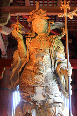 tamonten budda todaiji, nara, Japonya