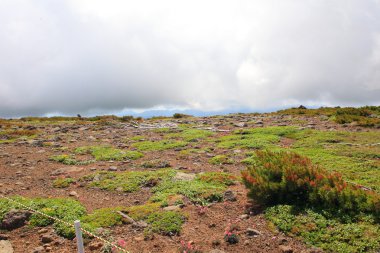 mt.akadake, daisetsuzan milli park alanında hokkaido, Japonya