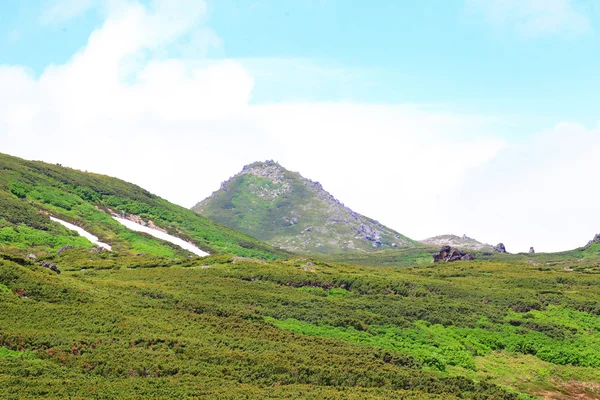 Mt.akadake, národního parku daisetsuzan v hokkaido, Japonsko — Stock fotografie