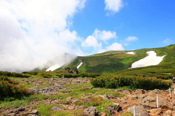Mt.Akadake, Taman Nasional Daisetsuzan di Hokkaido, Jepang — Stok Foto