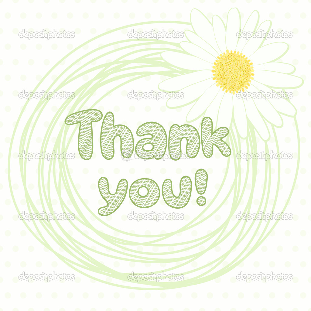 Thank you card Stock Vector by ©maritime_m 36670105
