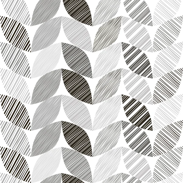 Patrón de hojas abstractas . — Archivo Imágenes Vectoriales