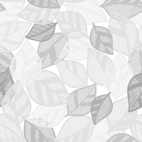 Pattern with  abstract leaves. — Stock Vector