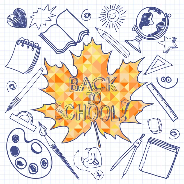 Back to School — Stock Vector