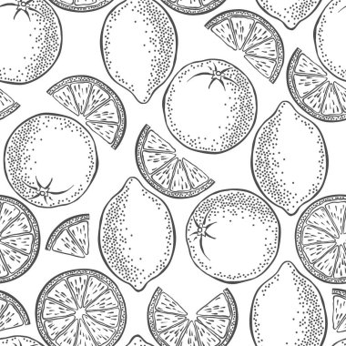 Turunçgil meyvesi. Doğal vitaminli yemek arkaplanı. Tasarım şablonları, duvar kağıdı, ambalaj, kumaş ve tekstil için mükemmel.