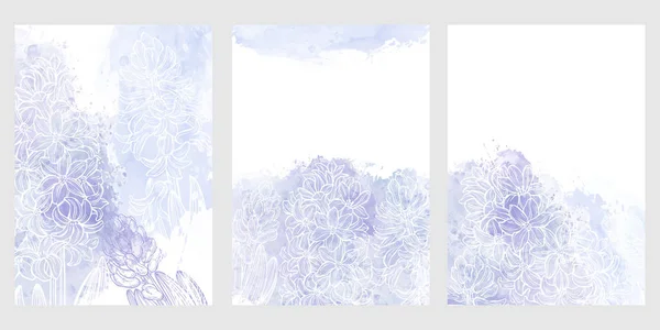 부레옥잠 색깔의 물푸레나무로 디자인 텍스트 프린트를 템플릿 디자인 — 스톡 벡터