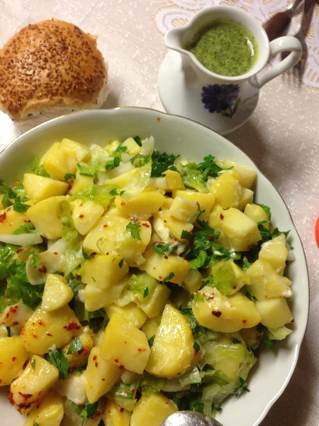 Healty patato salad — Stock Photo, Image