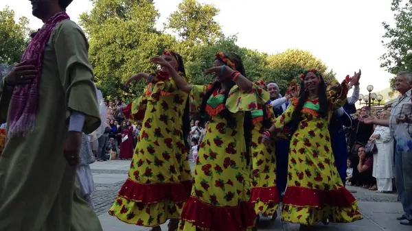 Folkloric dance groups — Stock Photo, Image