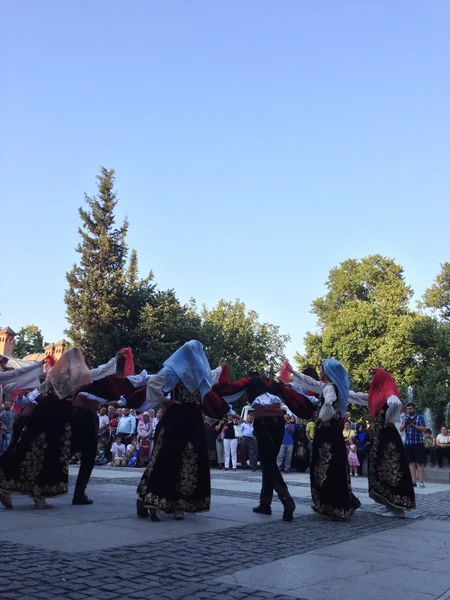 Folkloric dance groups — Zdjęcie stockowe