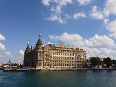 İstanbul siluet with sea