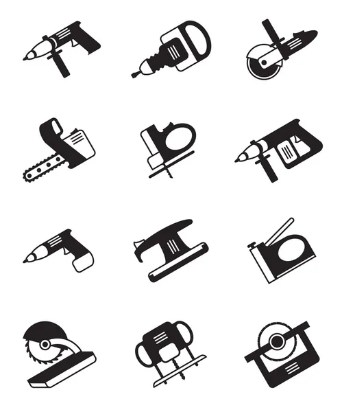 Power tools for construction — Stock Vector