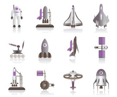 Uzay gemisi, uzay mekiği ve astronot
