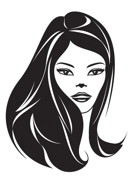 Fashion girl with a new hairstyle — Stock Vector