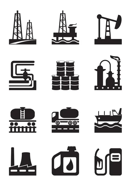 ᐈ Oil well icons stock illustrations, Royalty Free oil well vectors ...