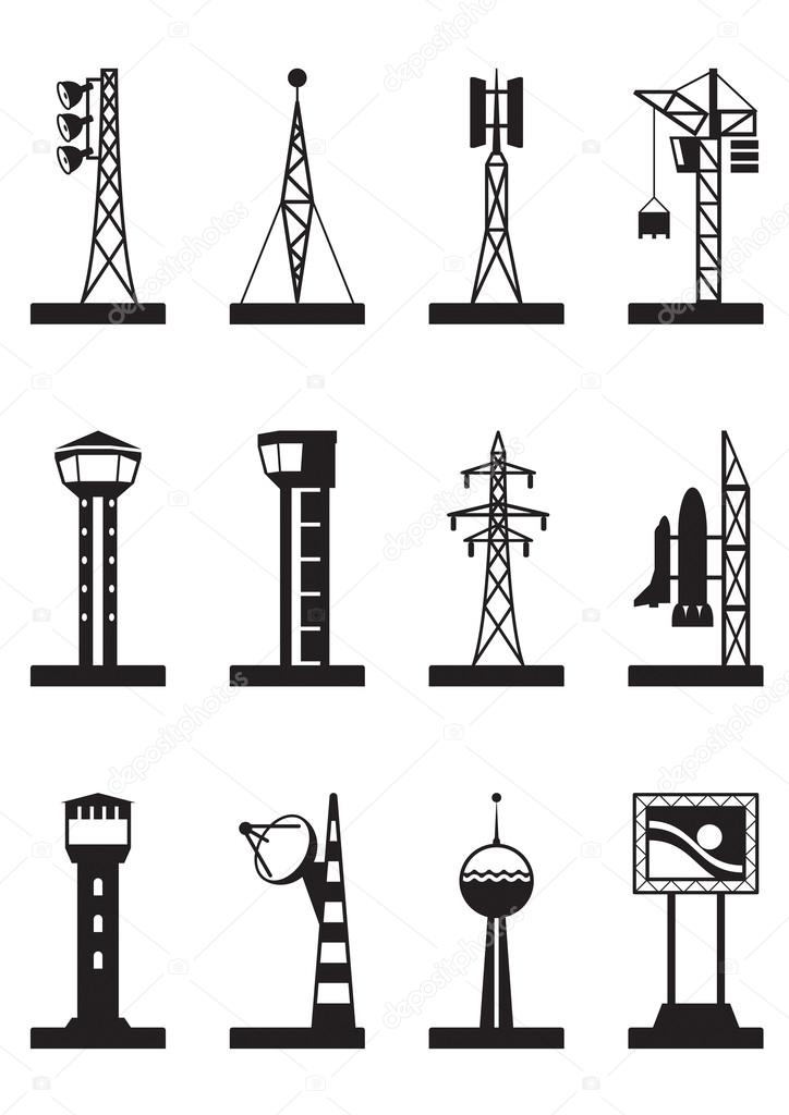 Industrial towers and poles