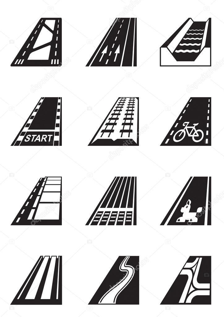 Different types of roads