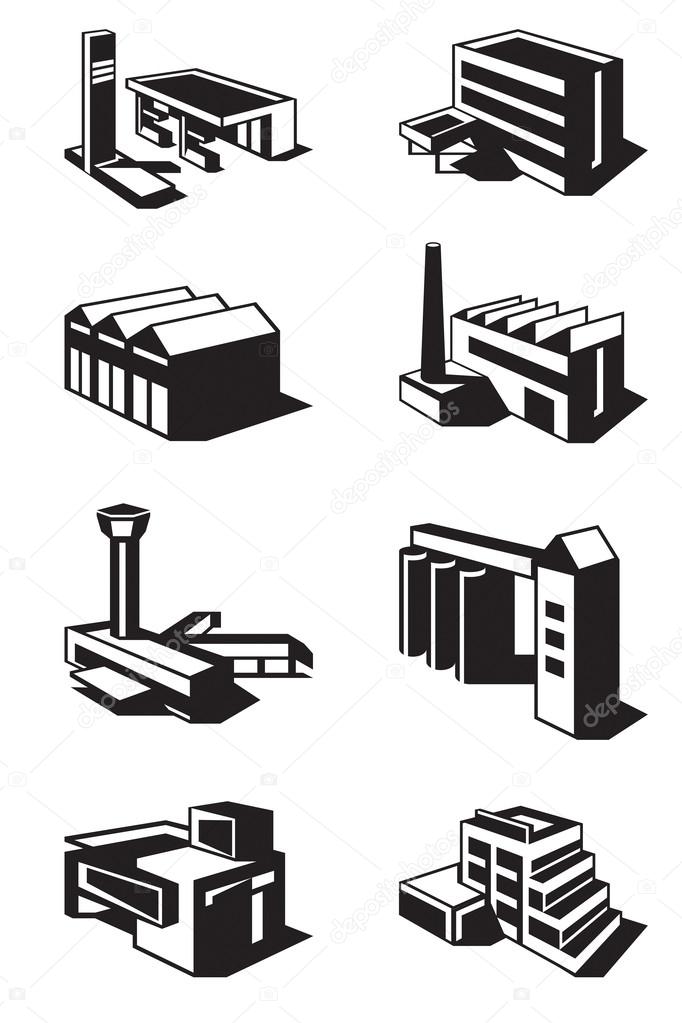 Various types of construction