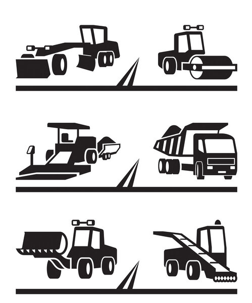 Road construction machinery