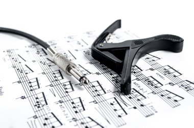 gitar capo ve mono jack