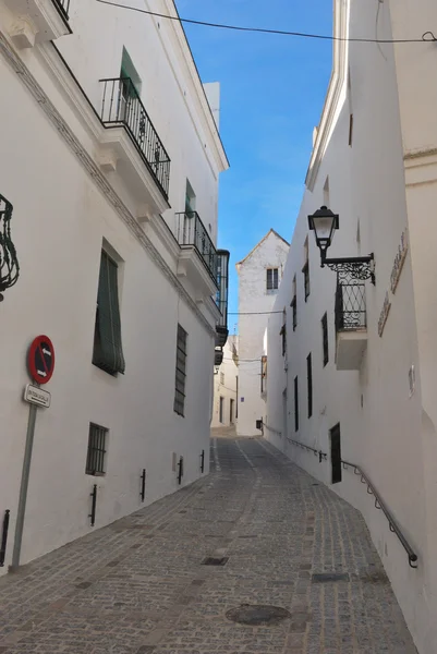 Andalusische witte straat — Stockfoto