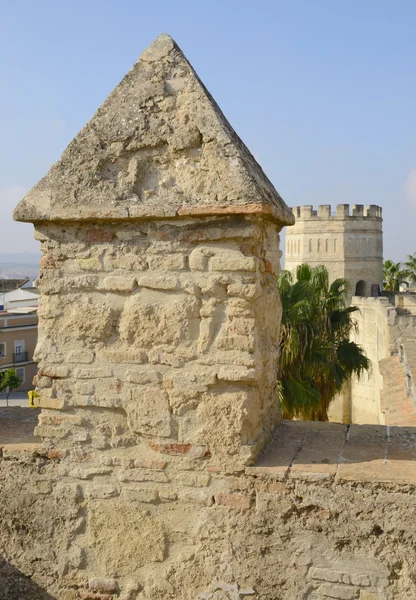 Old stone battlement — Stock Photo, Image