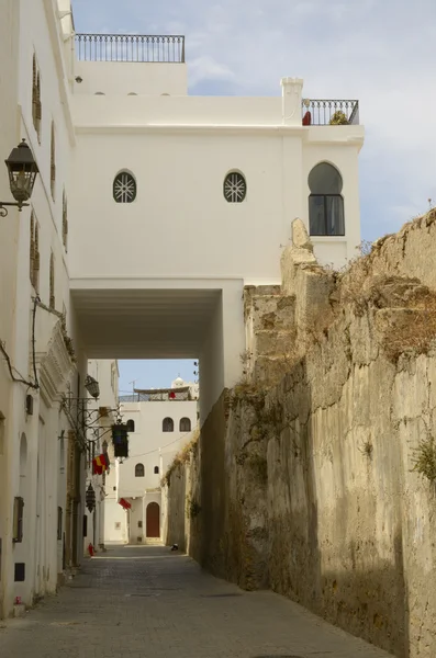 Houses next to the fortress — Stock Photo, Image