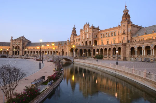 Una vista de la Plaza de España — Foto de Stock