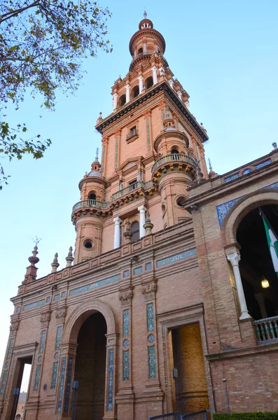 Spanje vierkante toren — Stockfoto