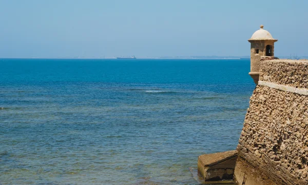 Fortaleza da torre em Cádiz — Fotografia de Stock