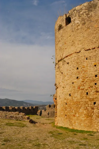 Turm auf der Burg von Jimena — Stockfoto