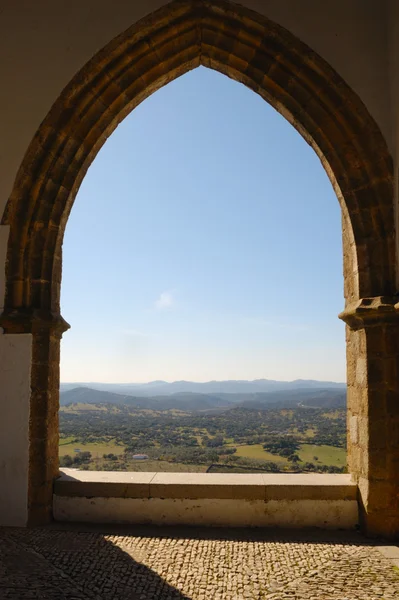 Ventana al campo — Foto de Stock